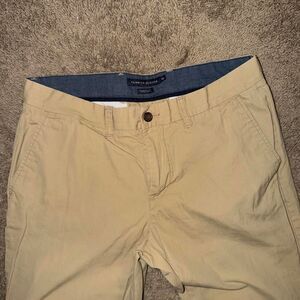 Tommy-hilfiger Men's Tan and Cream Trousers 34/32